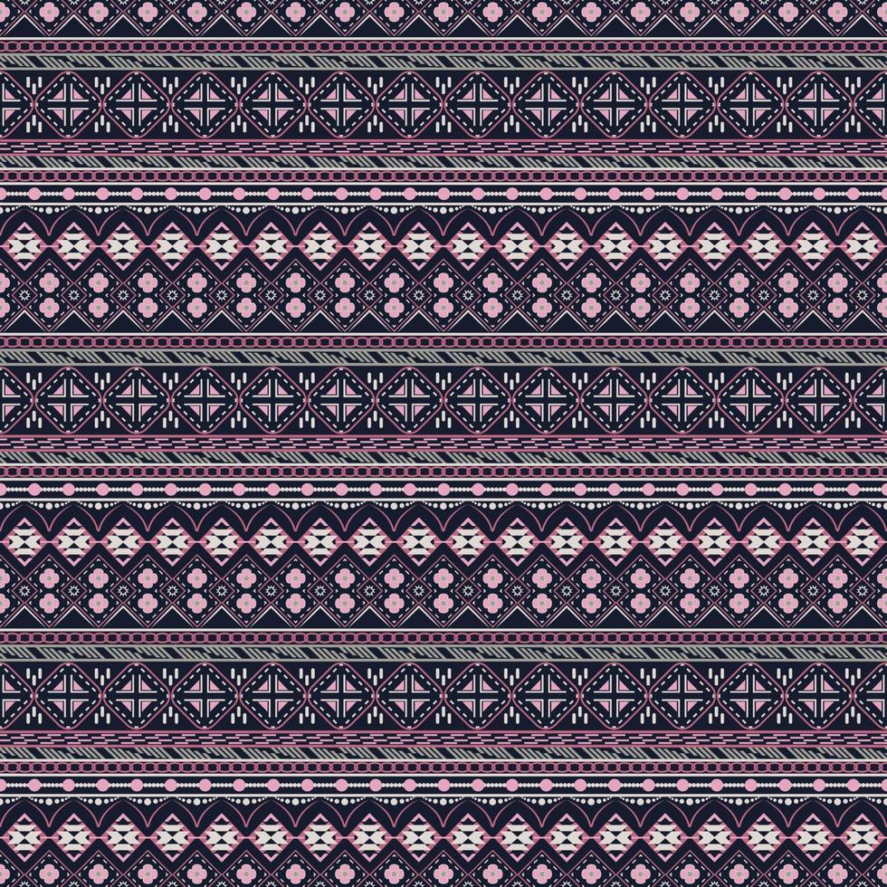 ethnic tribal seamless pattern for textiles. asian songket motif vector