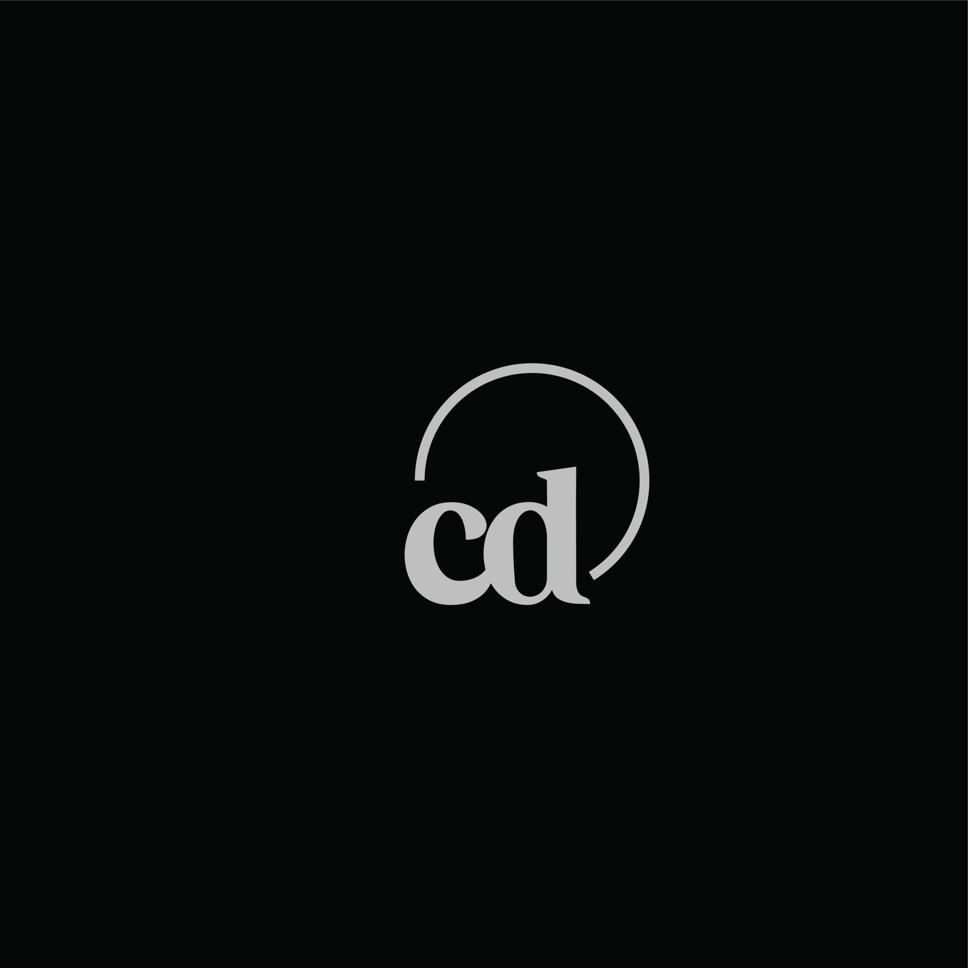 CD initials logo monogram 8256213 Vector Art at Vecteezy