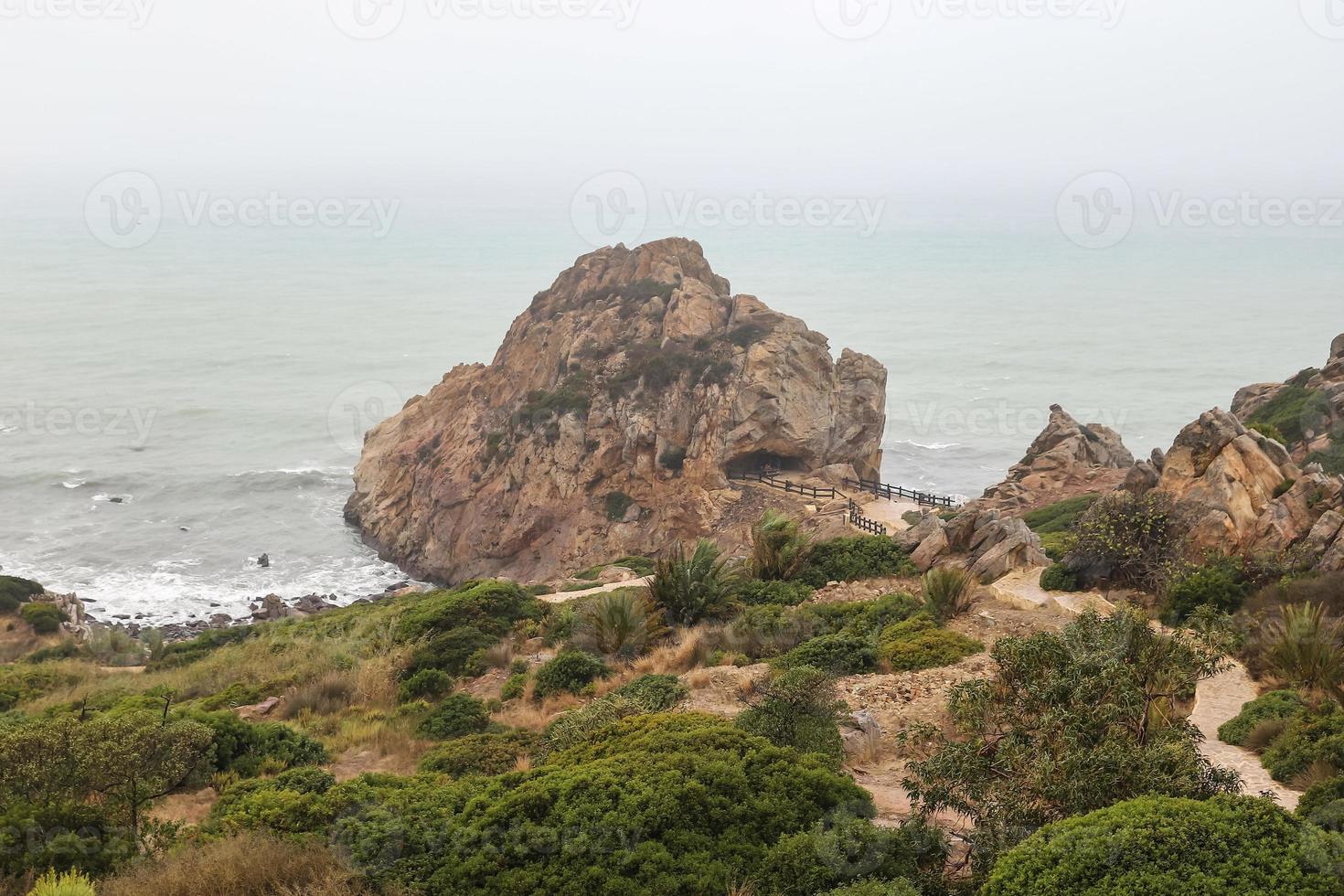 Caves of Hercules in Tangier, Morocco photo