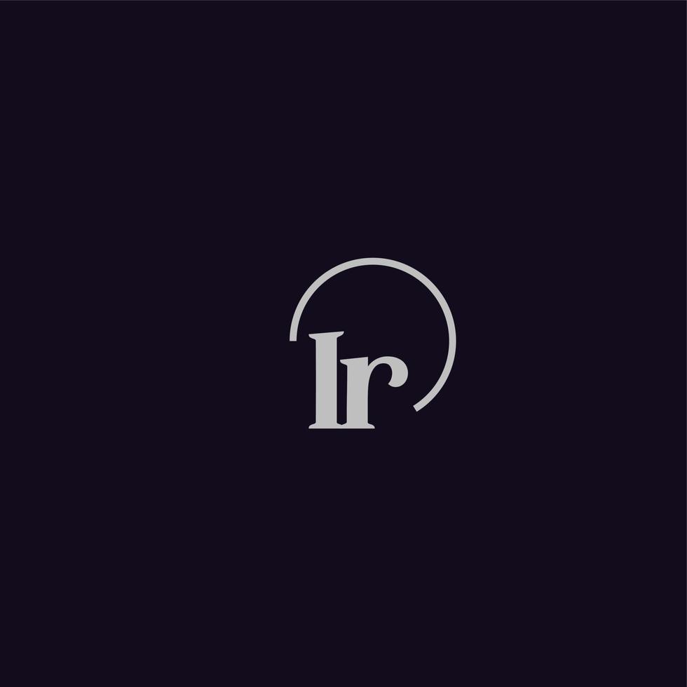 IR initials logo monogram vector