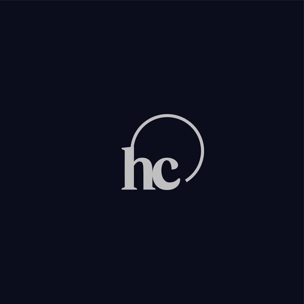 HC initials logo monogram vector