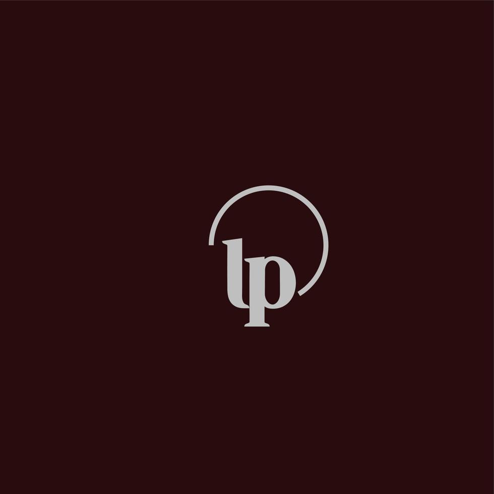 LP initials logo monogram vector