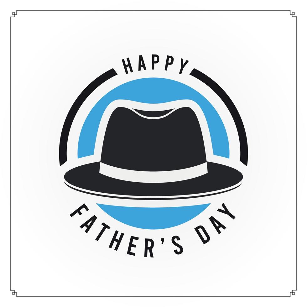 Happy Fathers Day Concept Eps10 Vector Illustration.
