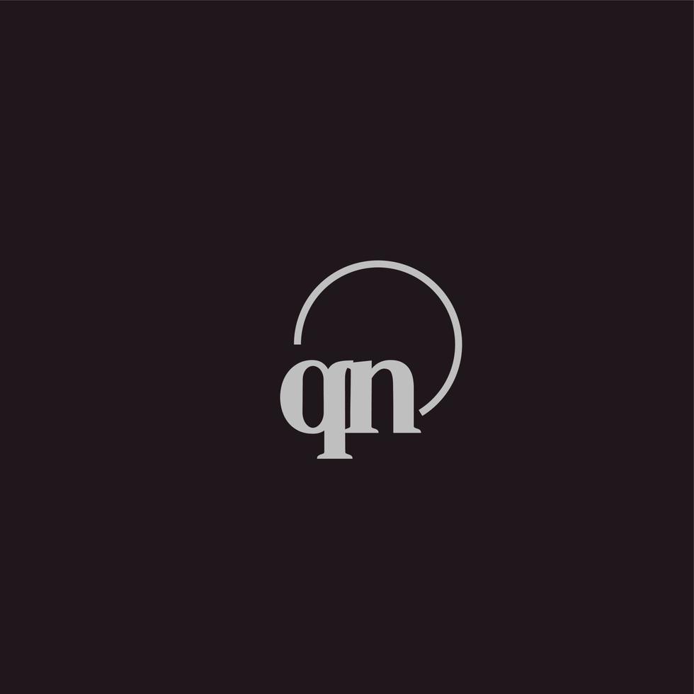 QN initials logo monogram vector