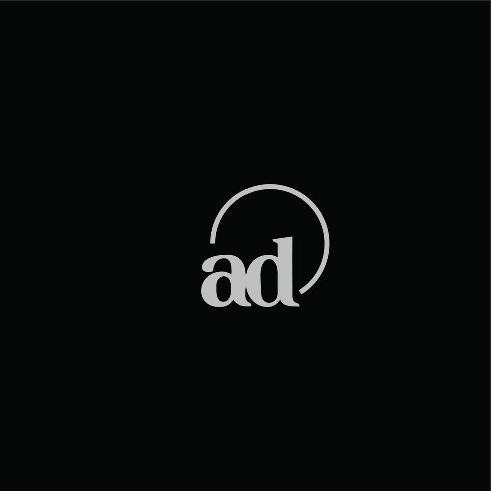 AD initials logo monogram vector