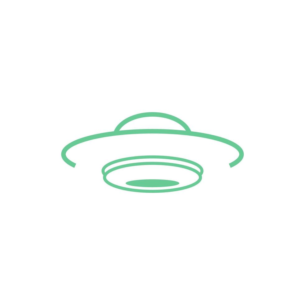 Ufo logo icon design illustration template vector