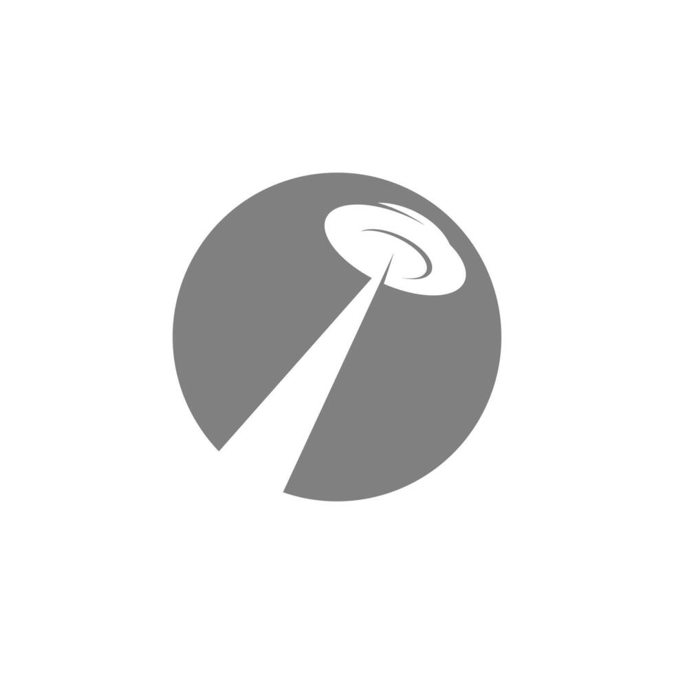 ovni logo icono diseño ilustración plantilla vector