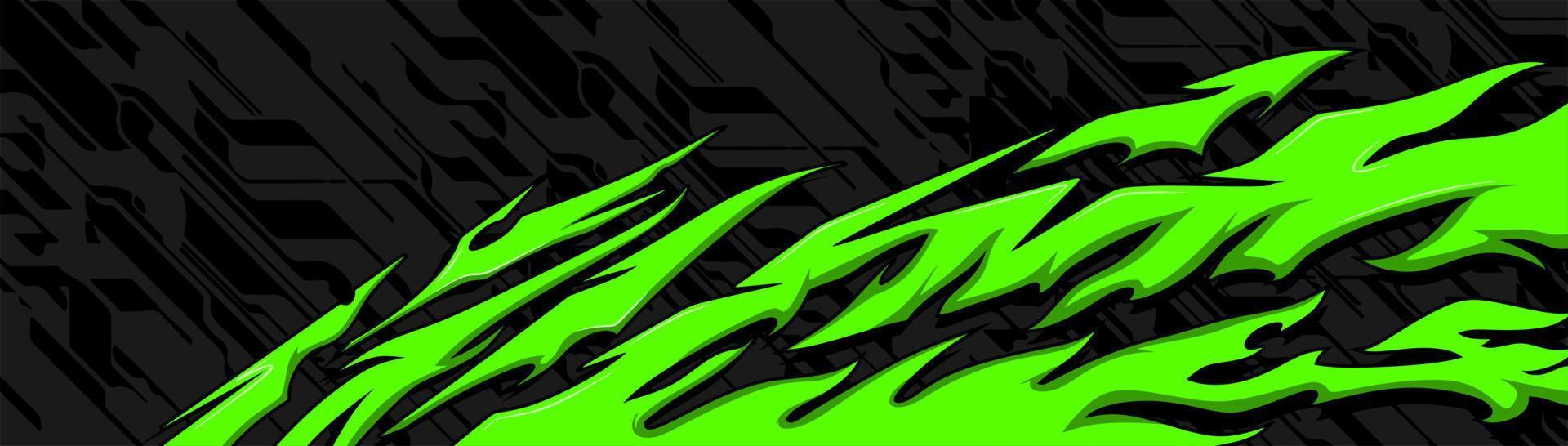 Abstract Car decal design vector. Graphic abstract stripe racing background kit designs for wrap vehicle, race car, rally, adventure and livery vector