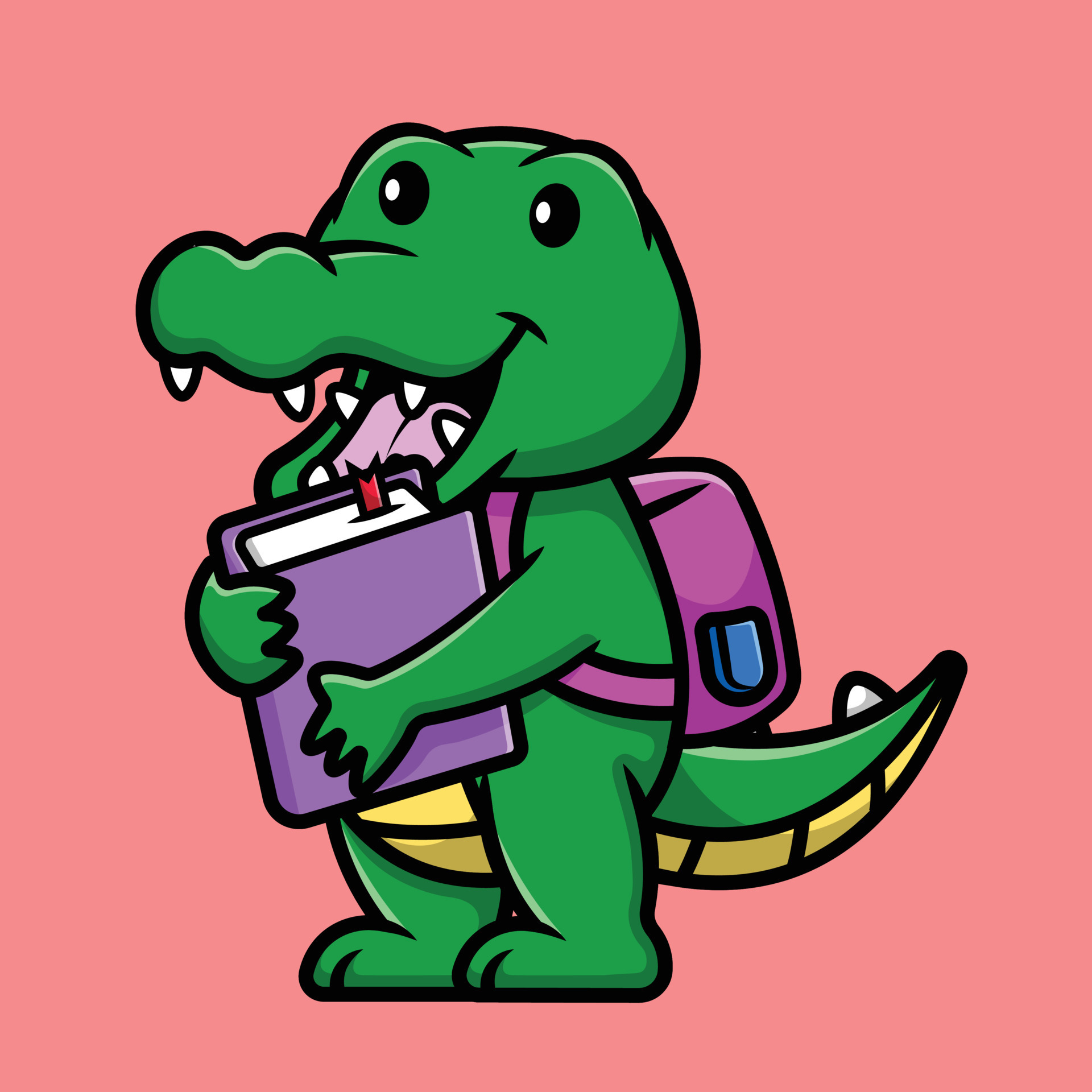 Cute Crocodile Student Holding Book And Wearing Backpack Cartoon Vector Icon Illustration. Animal Education Icon Concept Isolated Premium Vector. 8258021 Vector Art at Vecteezy Cute Crocodile Student Holding Book And Wearing Backpack Cartoon Vector Icon Illustration. Animal Education Icon Concept Isolated Premium Vector. 8258021 Vector Art at Vecteezy