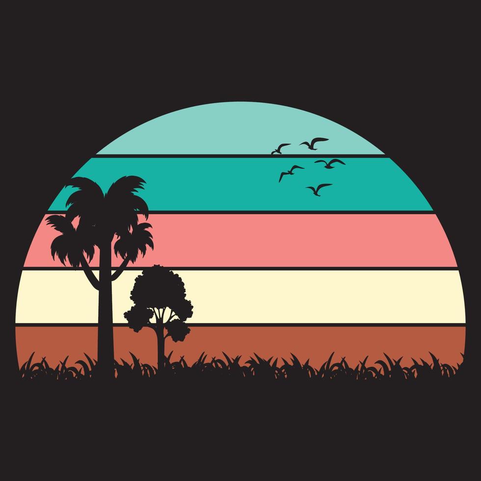 insignias retro al atardecer. Plantillas de gradientes de colores estilizados vintage de los años 90 para diseño de etiquetas logotipos de océanos de surf grunge conjunto de colección de vectores vectoriales recientes