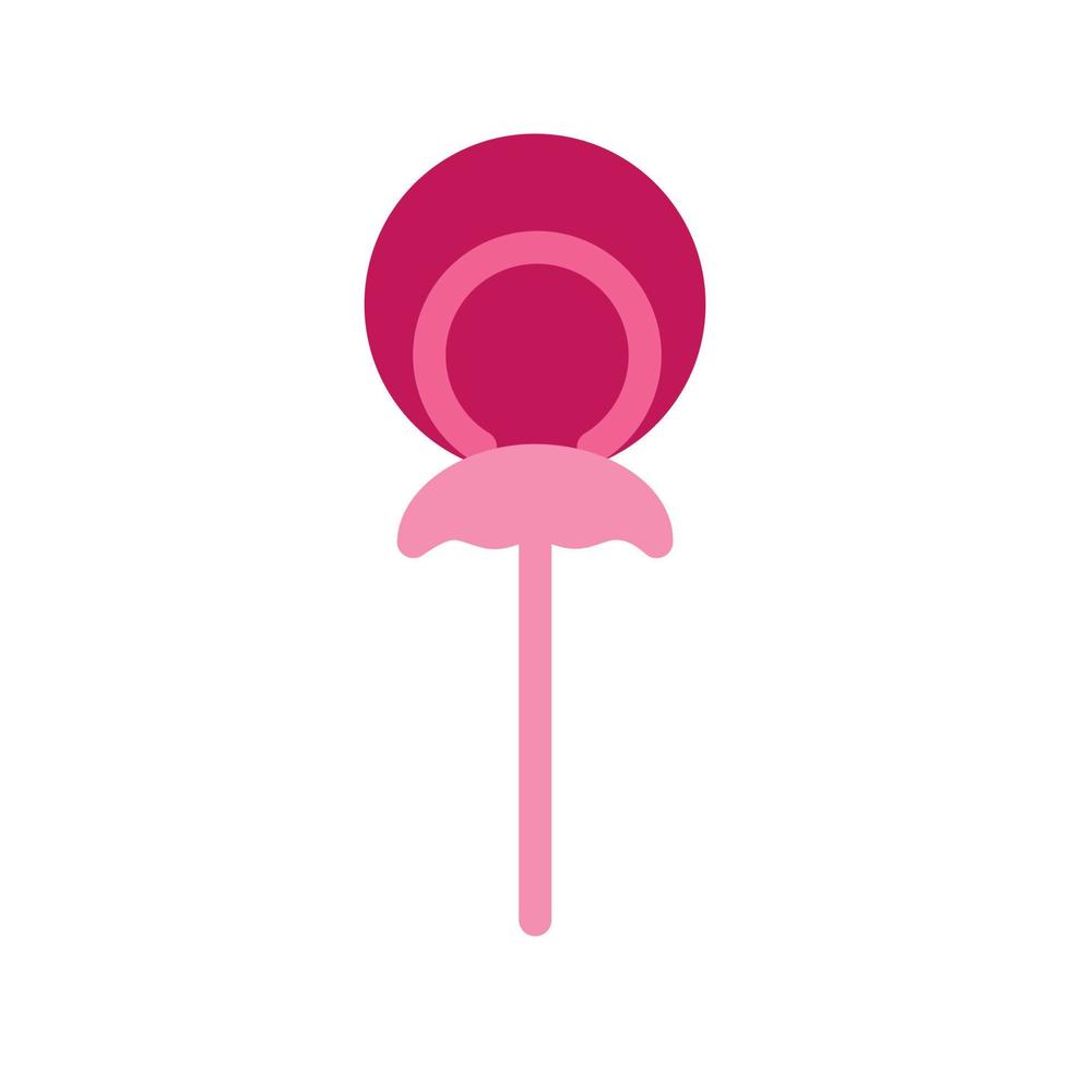 Lollipop Flat Multicolor Icon vector