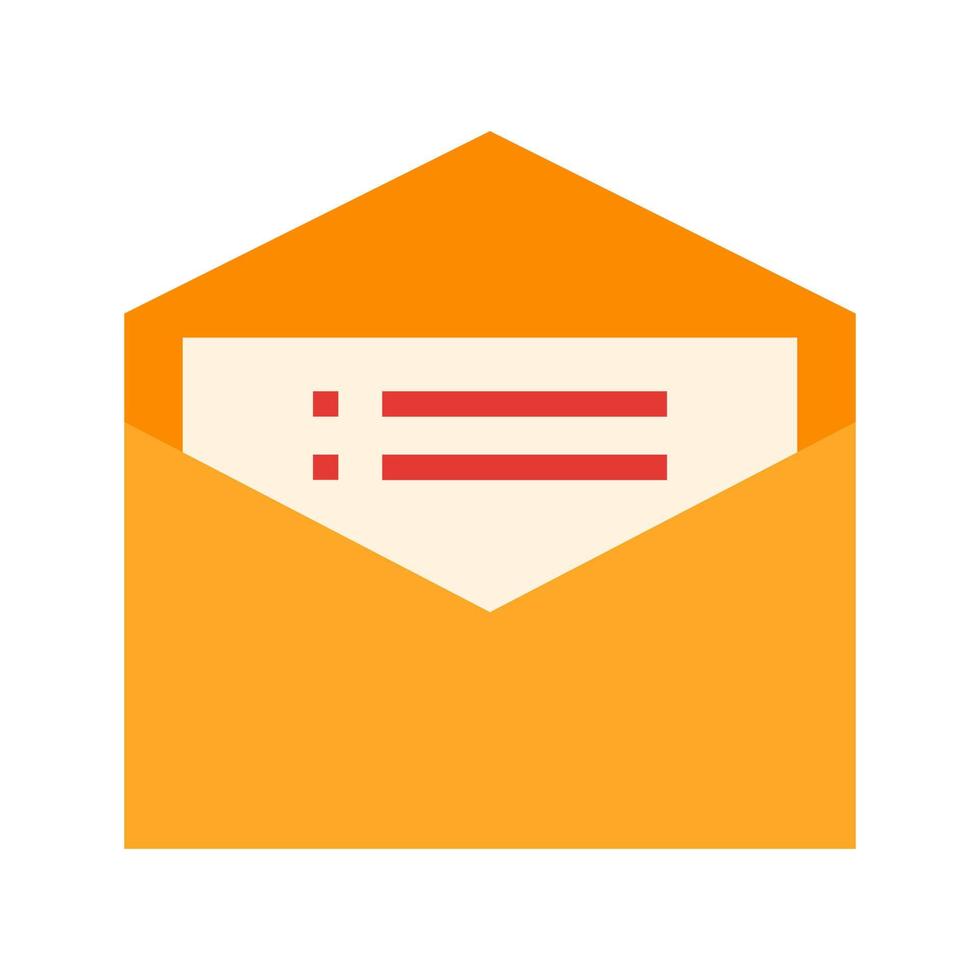 Free E-Statements Flat Multicolor Icon vector