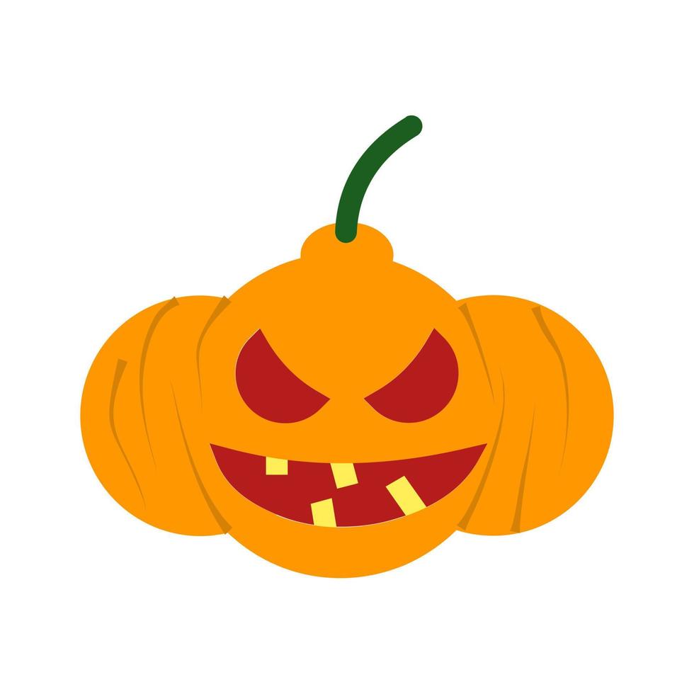 Pumpkin Flat Multicolor Icon vector