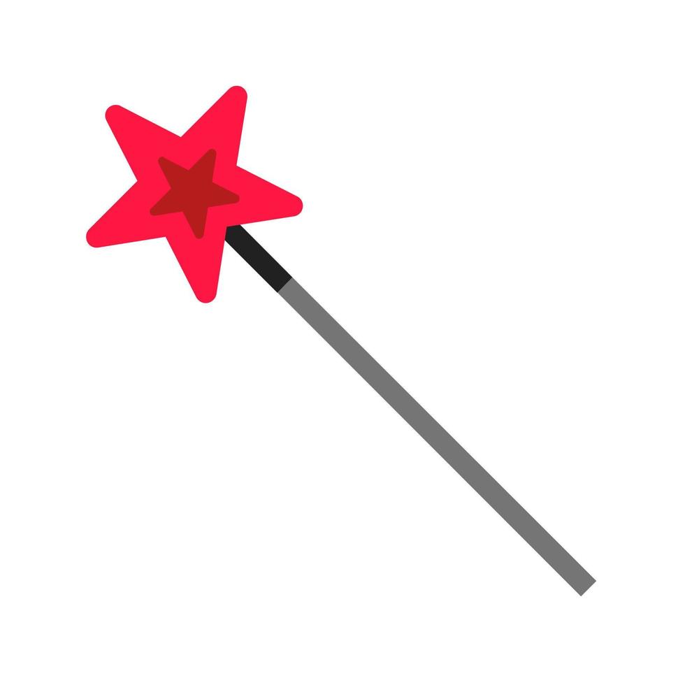 Wizard Flat Multicolor Icon vector