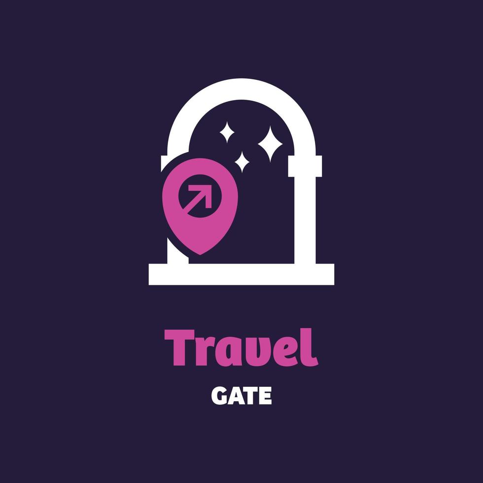 Travel Gate Logo vector