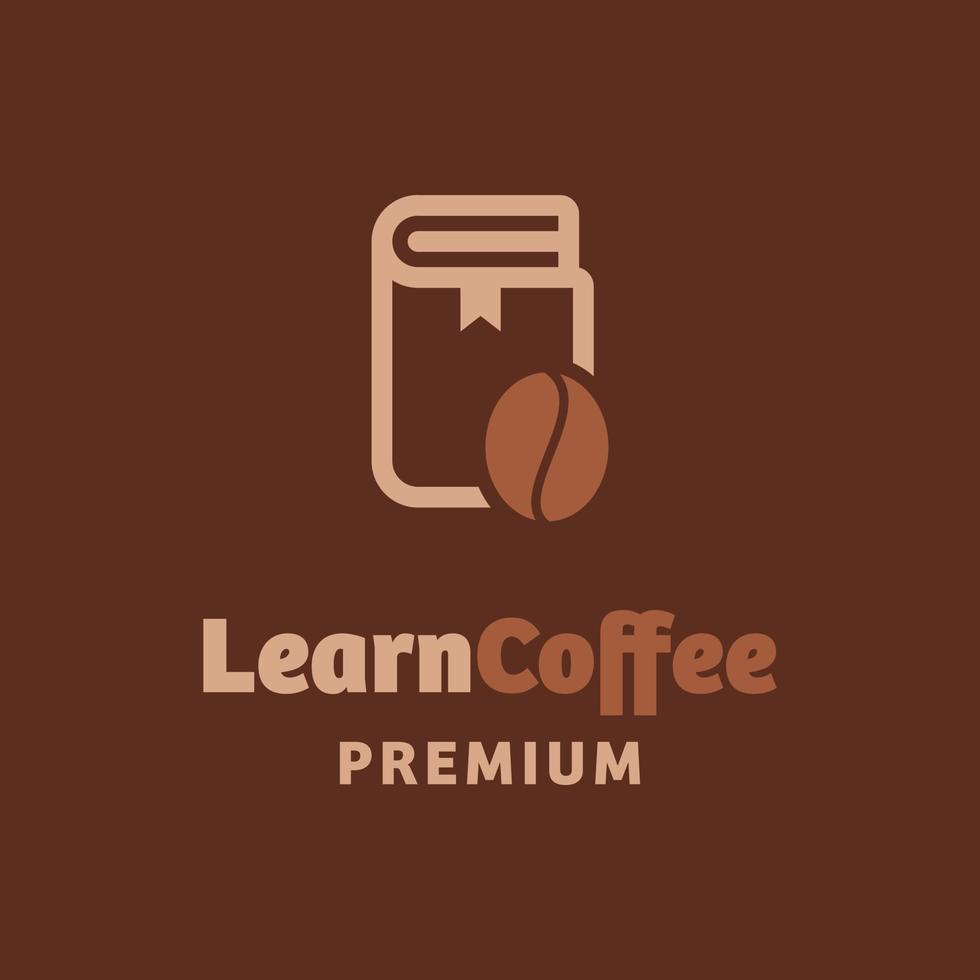 Learn Coffee Logo vector