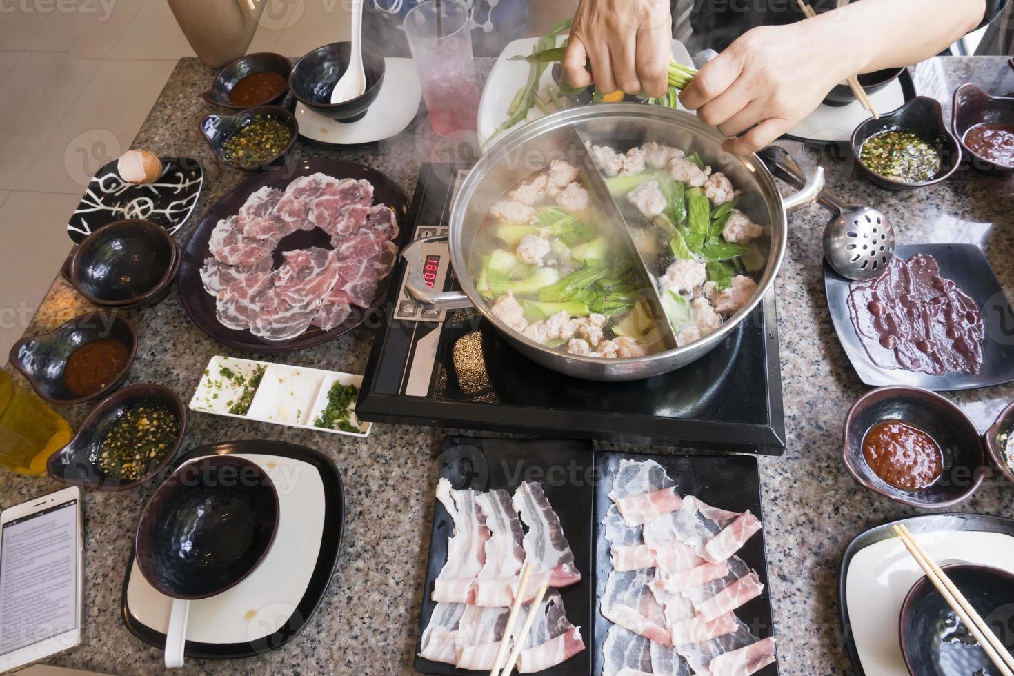 Asian hot pot photo