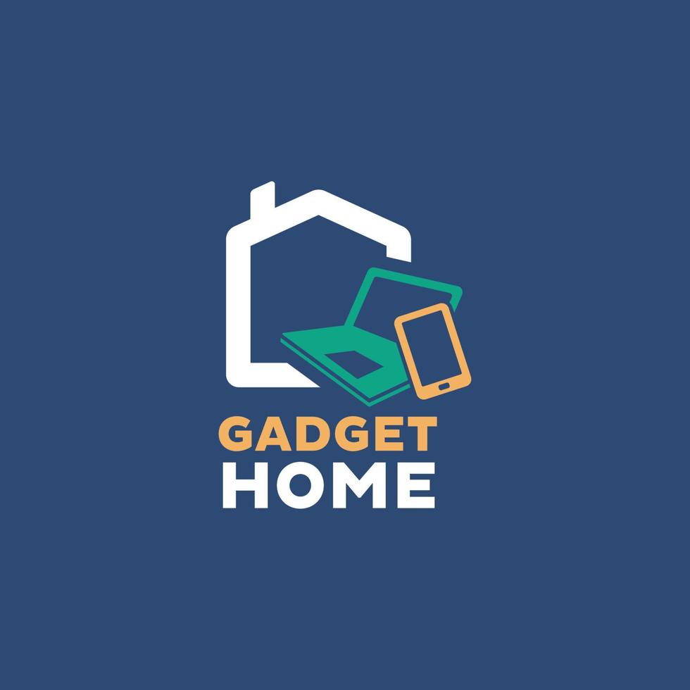 logotipo de gadget para el hogar vector