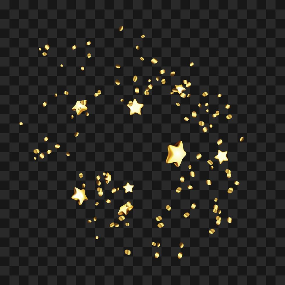 Confetti Falling For Celebrate Holiday Vector
