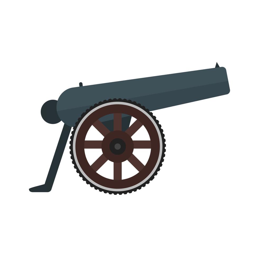 Cannon Flat Multicolor Icon vector