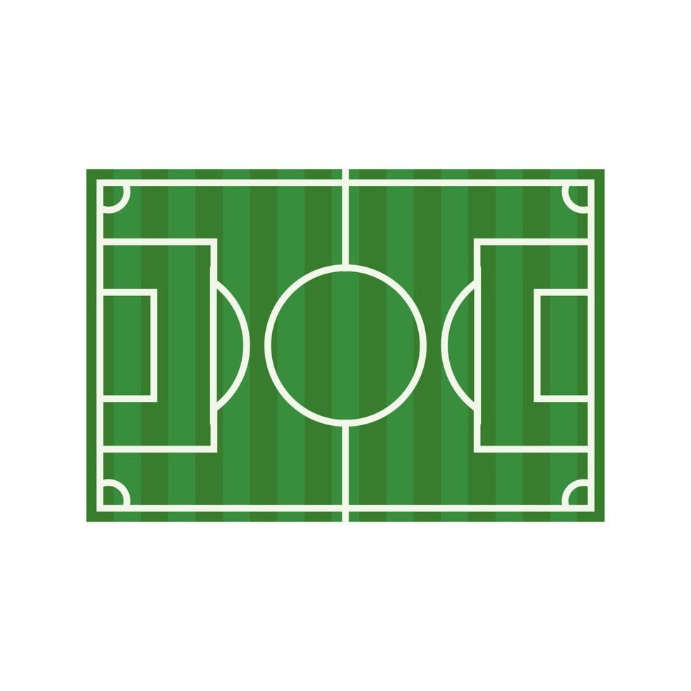 icono multicolor plano de fútbol vector