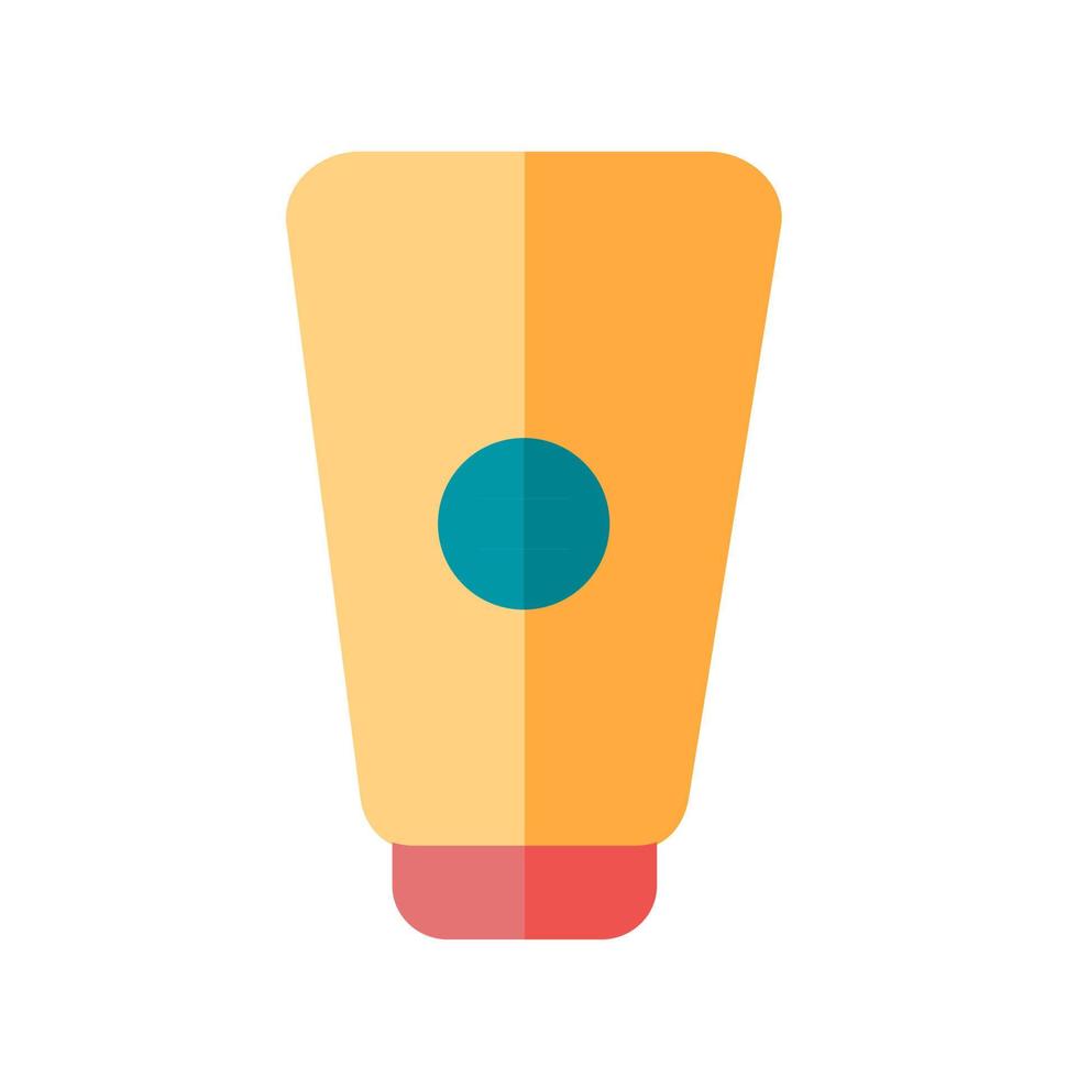 Lotion Flat Multicolor Icon vector