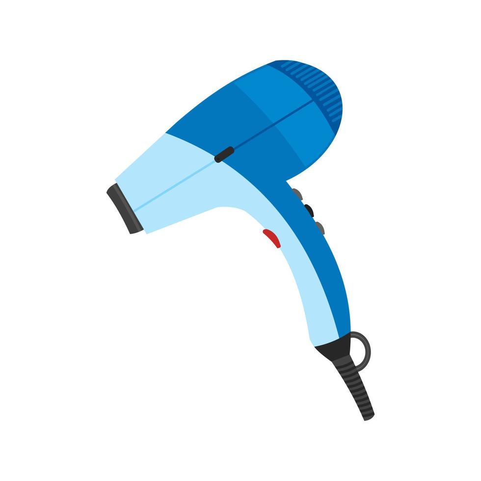 Hair dryer Flat Multicolor Icon vector