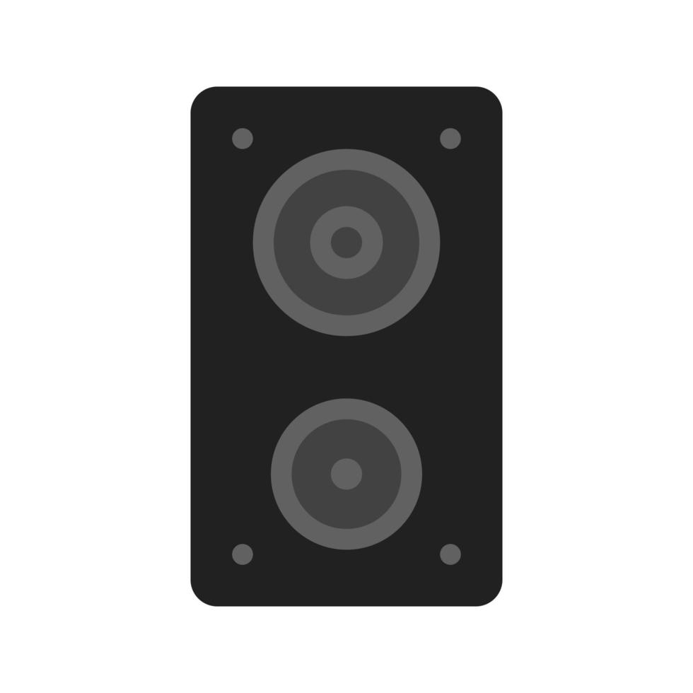 Speakers Flat Multicolor Icon vector