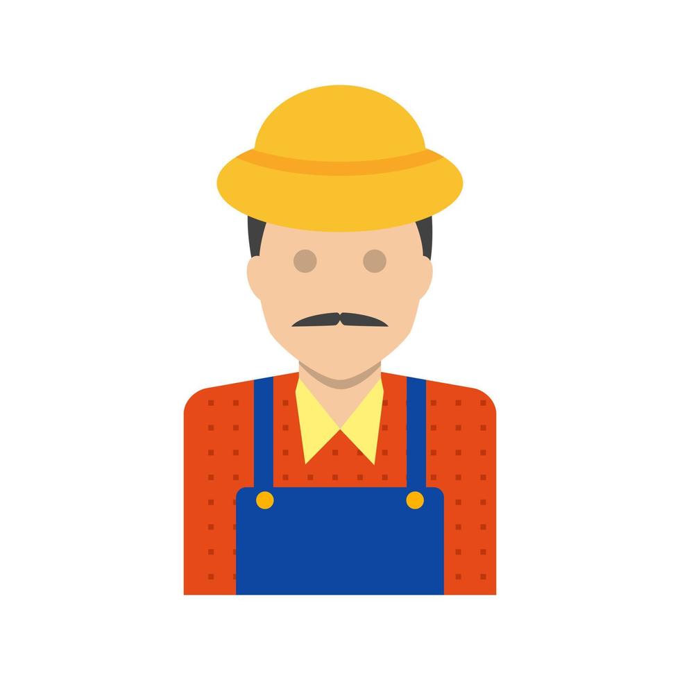 Gardener Flat Multicolor Icon vector