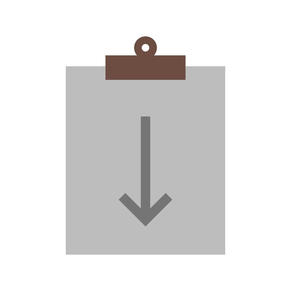 Assignment Return II Flat Multicolor Icon vector