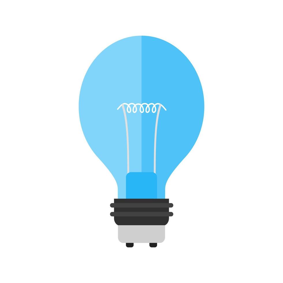 Bulb Flat Multicolor Icon vector