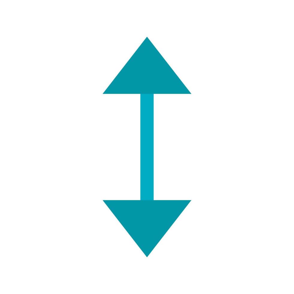 Up-Down II Flat Multicolor Icon vector