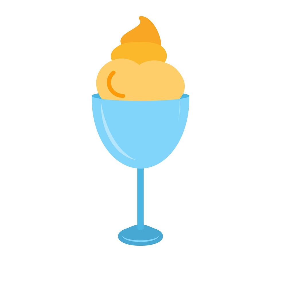 Helado plana icono multicolor vector