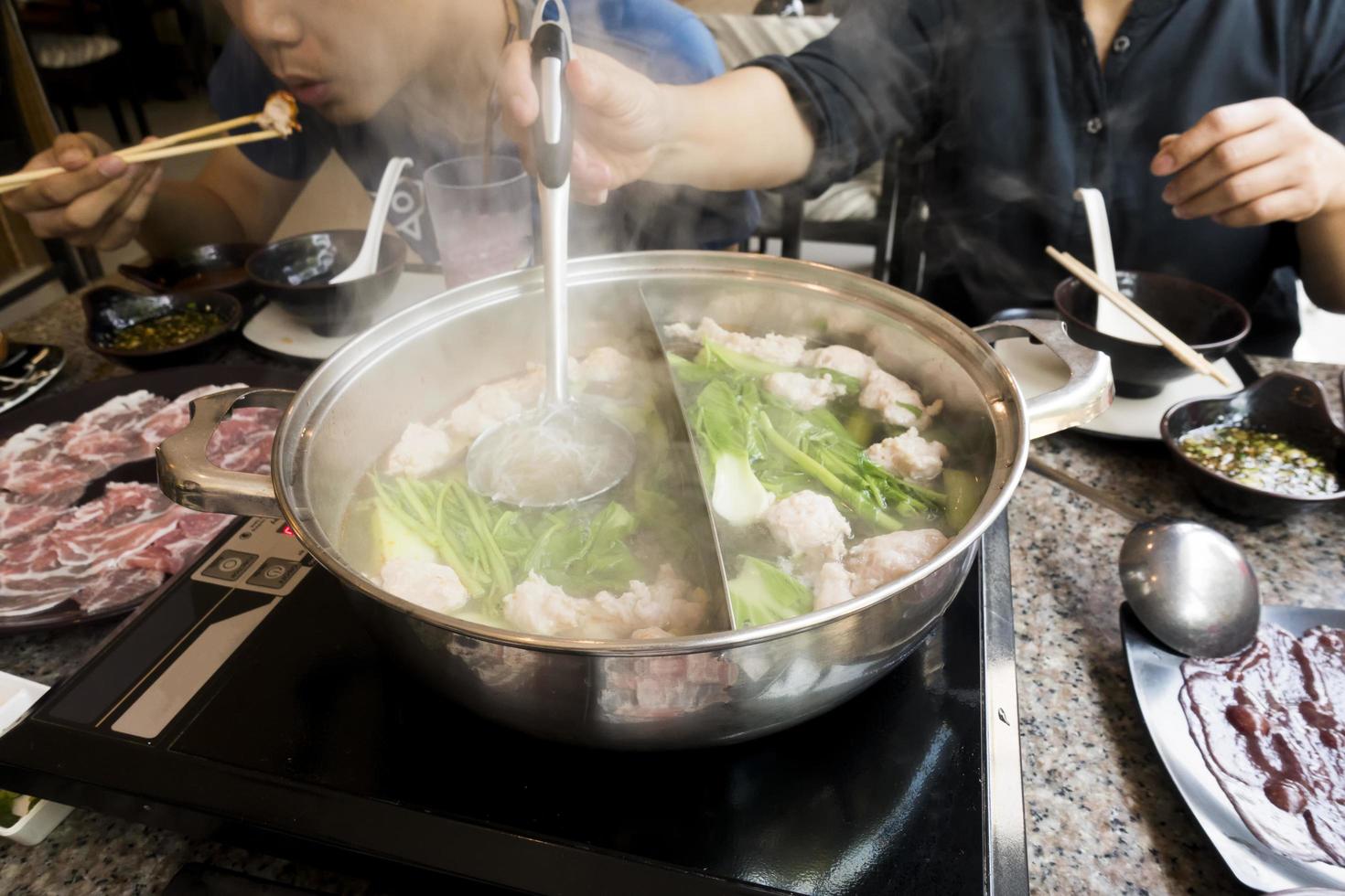 Asian hot pot photo