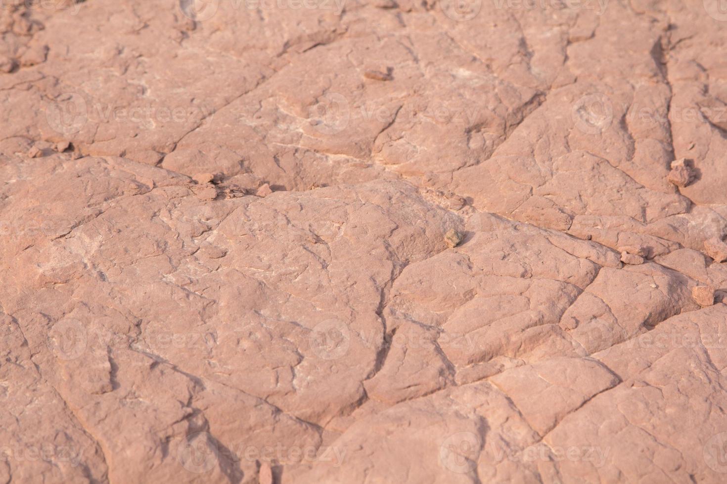 Red sandstone is a large stone used for landscaping, decorating the garden to look natural with man-made and many patterns on the surface. photo