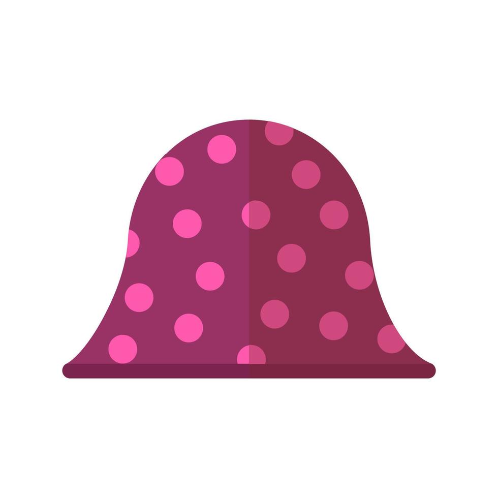 Hat II Flat Multicolor Icon vector