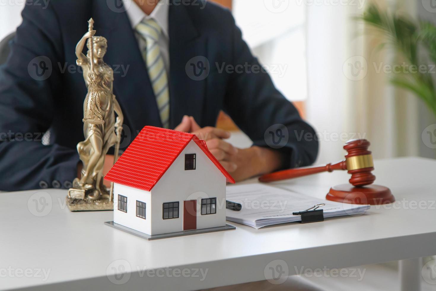 Law, Counsel, Agreement, Contract, Lawyer, Advising on litigation matters and signing contracts as a lawyer to receive home and land mortgage complaints from customers. concept lawyer photo
