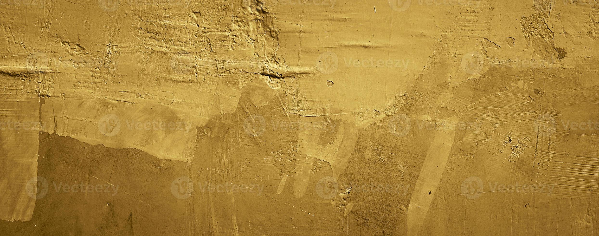 yellow texture cement concrete wall abstract background photo