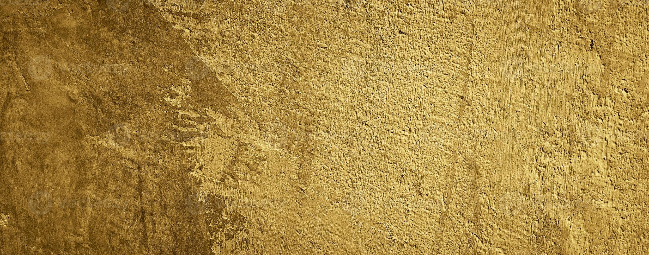 yellow texture cement concrete wall abstract background photo