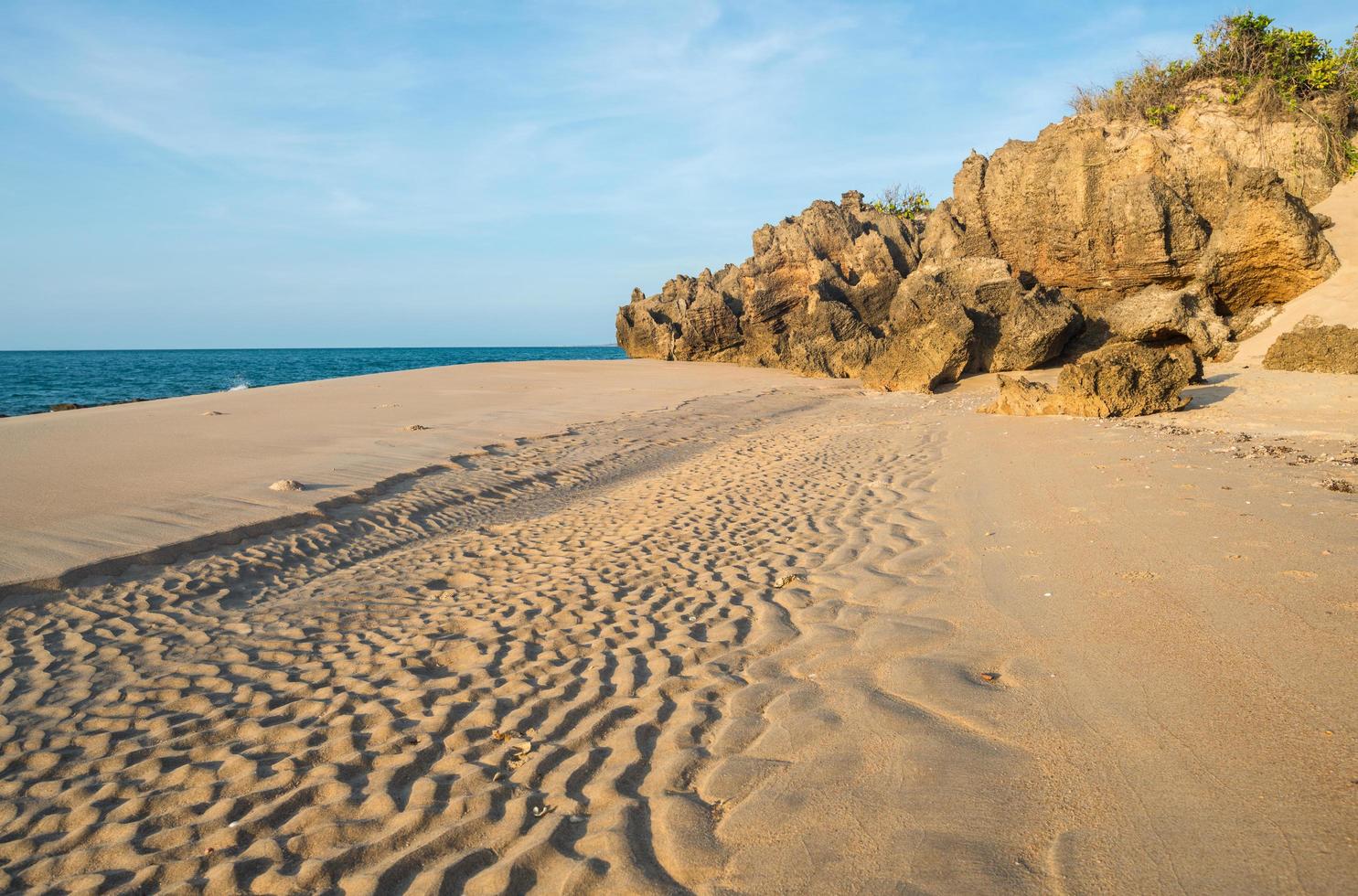 Landscape of Cape Wirrwawuy beach at Nhulunbuy town of Northern Territory state, Australia. photo