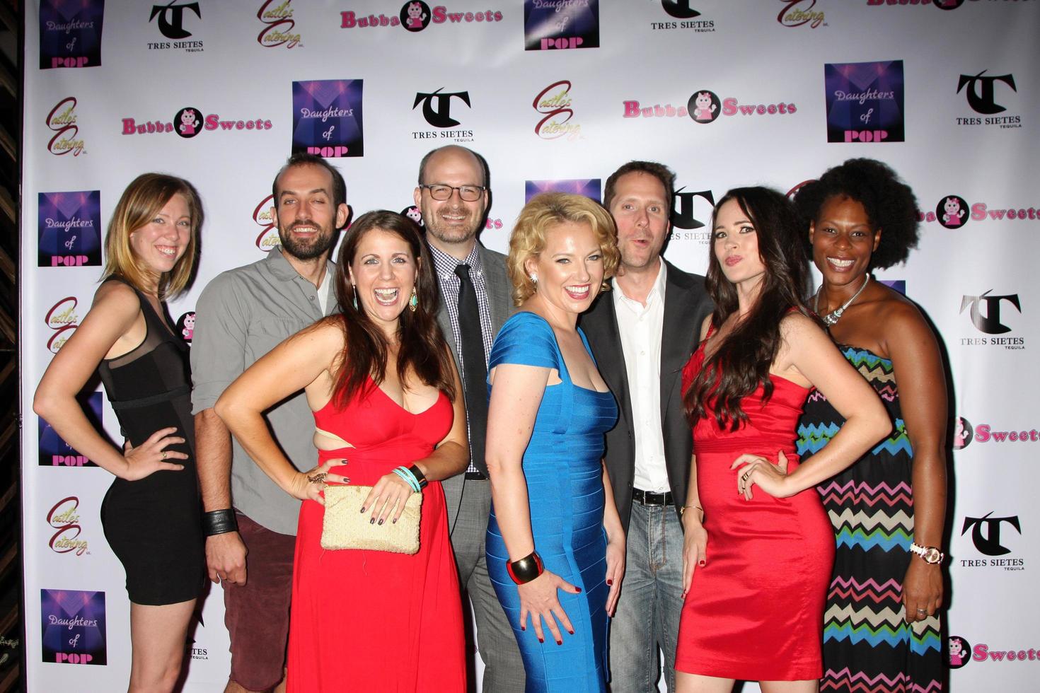 LOS ANGELES, SEP 18 - Anna Borchert, Heather Lee Moss, Leads, cast, crew at the Daughters of POP Season 3 Premiere Party at MADERA Kitchen and Bar on September 18, 2014 in Los Angeles, CA photo