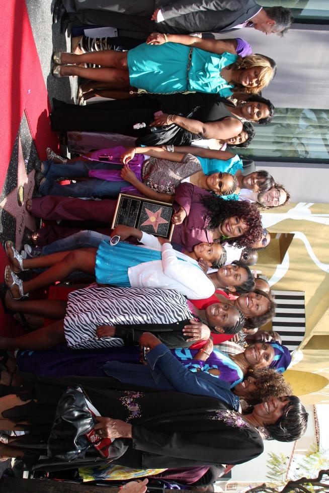 LOS ANGELES, MAY 19 - Chaka Kahn and Mother Sandra, family at the Chaka Kahn Hollywood Walk of Fame Star Ceremony at Hollywood Blvd on May 19, 2011 in Los Angeles, CA photo