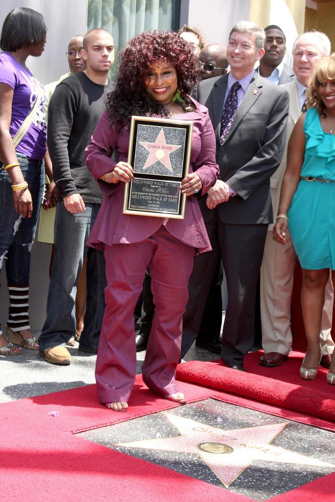 LOS ANGELES, MAY 19 - Chaka Kahn at the Chaka Kahn Hollywood Walk of Fame Star Ceremony at Hollywood Blvd on May 19, 2011 in Los Angeles, CA photo