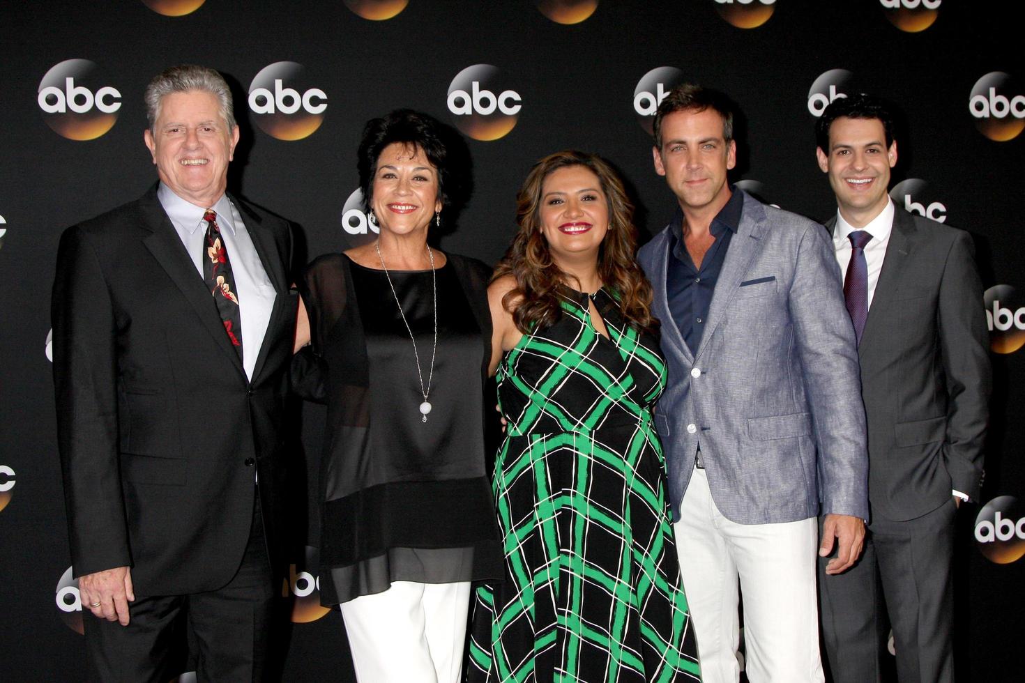 LOS ANGELES, JUL 15 - Sam McMurray, Terri Hoyos, Cristela Alonzo, Carlos Ponce, Andrew Leeds at the ABC July 2014 TCA at Beverly Hilton on July 15, 2014 in Beverly Hills, CA photo