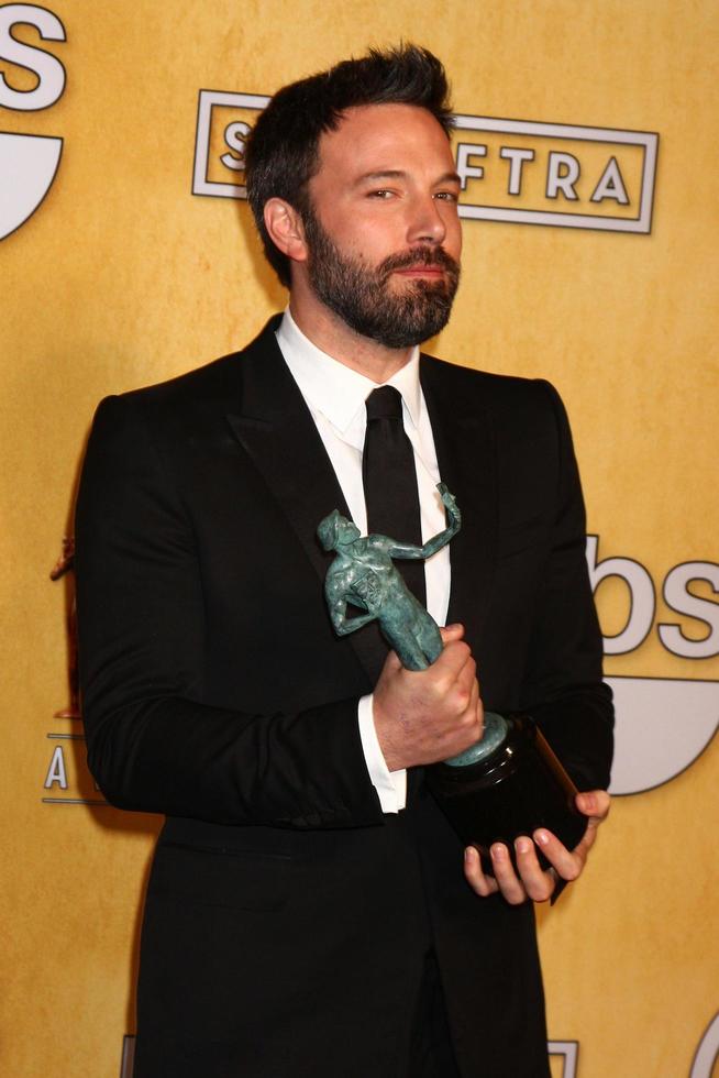 LOS ANGELES, JAN 27 - Ben Affleck pose in the press room at the 2013 Screen Actors Guild Awards at the Shrine Auditorium on January 27, 2013 in Los Angeles, CA photo