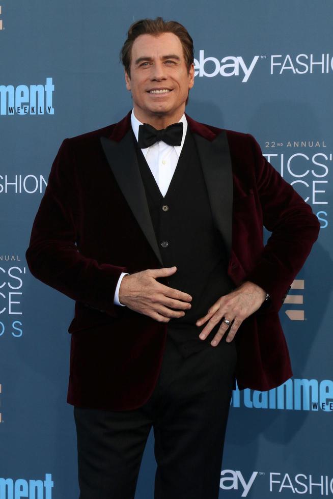 LOS ANGELES, DEC 11 - John Travolta at the 22nd Annual Critics Choice Awards at Barker Hanger on December 11, 2016 in Santa Monica, CA photo