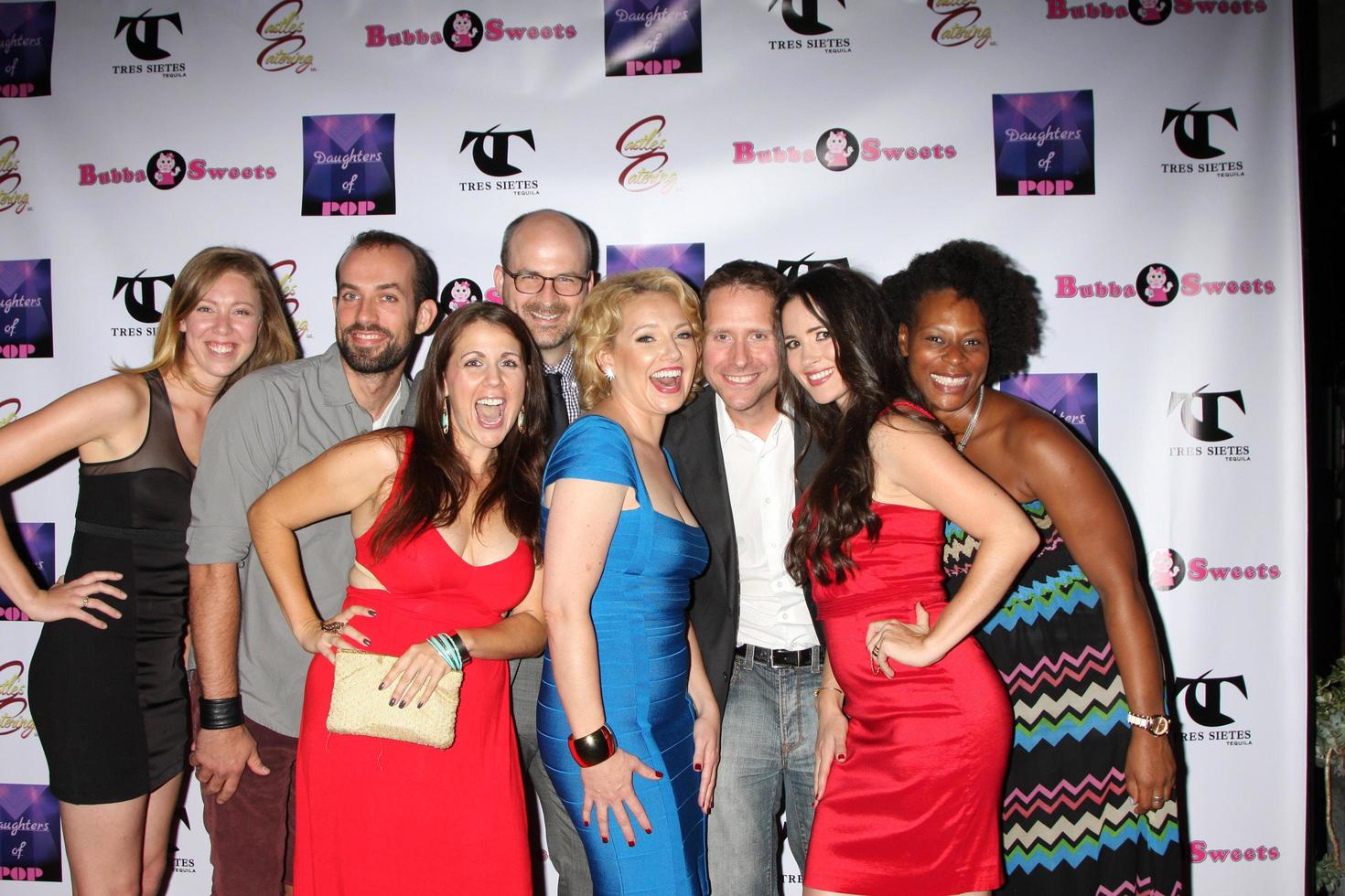 LOS ANGELES, SEP 18 - Anna Borchert, Heather Lee Moss, Leads, cast, crew at the Daughters of POP Season 3 Premiere Party at MADERA Kitchen and Bar on September 18, 2014 in Los Angeles, CA photo
