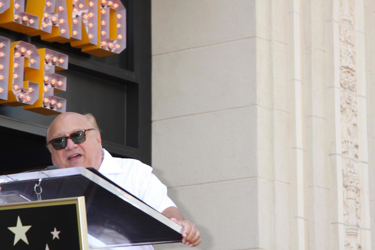 LOS ANGELES, AUG 18 - Danny DeVito at the ceremony as Danny DeVito Receives a Star at Hollywood Walk of Fame on the August 18, 2011 in Los Angeles, CA photo