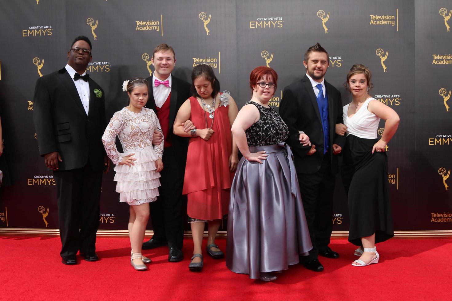 LOS ANGELES, SEP 11 - Born This Way Cast at the 2016 Primetime Creative Emmy Awards, Day 2, Arrivals at the Microsoft Theater on September 11, 2016 in Los Angeles, CA photo