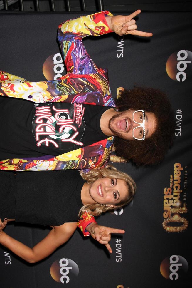 LOS ANGELES, MAR 16 - Redfoo, Emma Slater at the Dancing With the Stars Season 20 Premiere Party at the Hyde Sunset Kitchen and Cocktails on March 16, 2015 in Los Angeles, CA photo